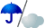 雨時々止む(曇り)