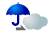 雨のち曇り